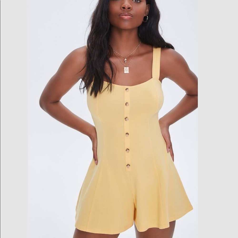 Forever 21 Fit & Flare Sweetheart Romper